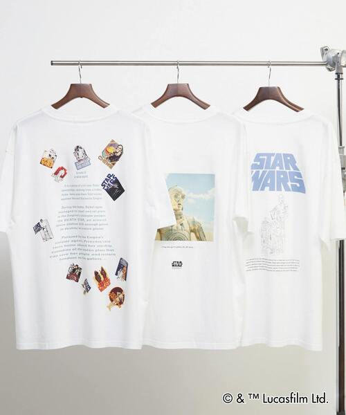 MASTER FRAME（マスターフレーム ）の「MASTER FRAME / STARWARS / ホワイトTシャツ（Tシャツ/カットソー・メンズ・ホワイト系その他3/ホワイト系その他/ホワイト系その他2・1/2/3/4）」の8枚目の写真