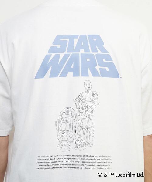 MASTER FRAME（マスターフレーム ）の「MASTER FRAME / STARWARS / ホワイトTシャツ（Tシャツ/カットソー・メンズ・ホワイト系その他3/ホワイト系その他/ホワイト系その他2・1/2/3/4）」の17枚目の写真