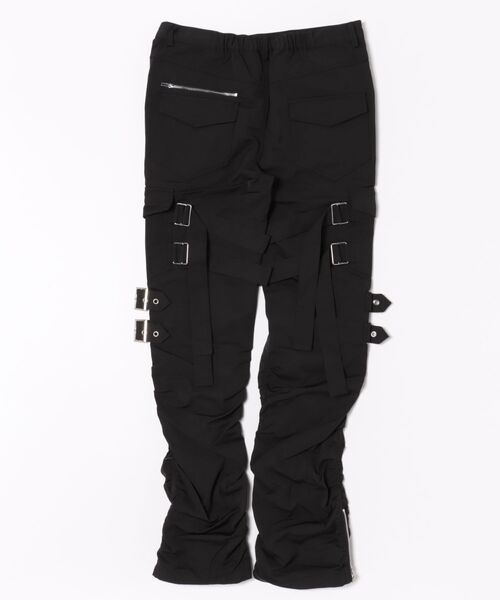 カーゴパンツ HUECLOSET Carpender Damage Pants SE539 ベルトカーゴパンツ（カーゴパンツ）｜PSYNYXX（プシュニクス