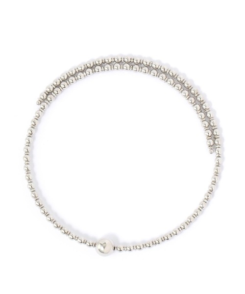 niko and...(ニコアンド)の「Wビーズチョーカー(チョーカー・レディース・その他/その他1/その他2/グレー/ブラック/ホワイト/シルバーグレー・0)」の2枚目の写真