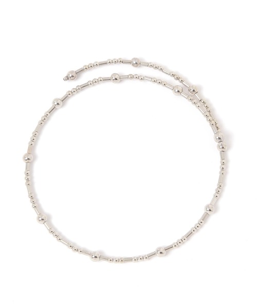 niko and...(ニコアンド)の「Wビーズチョーカー(チョーカー・レディース・その他/その他1/その他2/グレー/ブラック/ホワイト/シルバーグレー・0)」の4枚目の写真