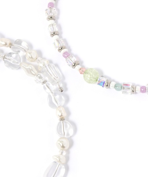 niko and...(ニコアンド)の「Wビーズチョーカー(チョーカー・レディース・その他/その他1/その他2/グレー/ブラック/ホワイト/シルバーグレー・0)」の11枚目の写真