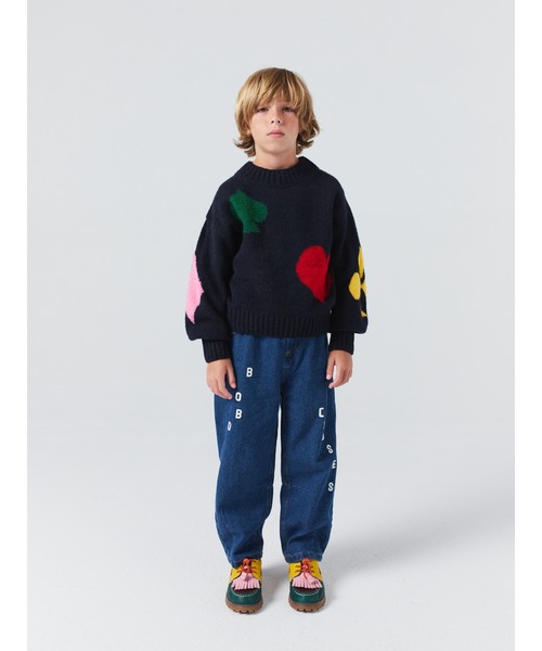 BOBO CHOSES(ボボショーズ)の「Bobo Joker jacquard turtle neck jumper(ニット/セーター・キッズ・ダークネイビー・6-7YEAR/4-5YEAR/2-3YEAR/8-9y/10-11y/12-13y)」の10枚目の写真