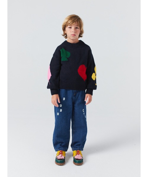 BOBO CHOSES(ボボショーズ)の「Bobo Joker jacquard turtle neck jumper(ニット/セーター・キッズ・ダークネイビー・6-7YEAR/4-5YEAR/2-3YEAR/8-9y/10-11y/12-13y)」の11枚目の写真