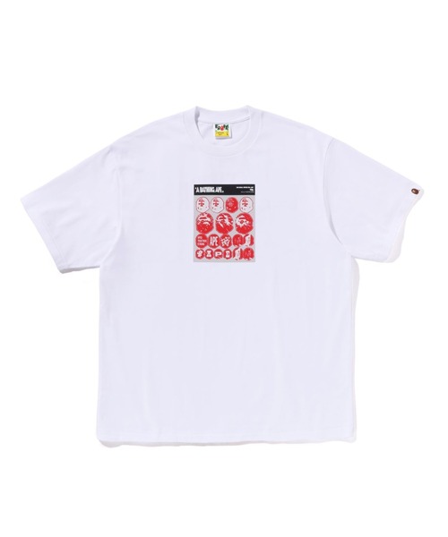 BAPE STICKER GRAPHIC RELAXED FIT TEE