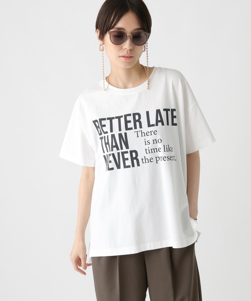 Elura（エルーラ）の「ロゴゆるＴシャツ / 579969（Tシャツ/カットソー・レディース・ダークブラウン/ホワイト/ブラック・FREE）」の2枚目の写真