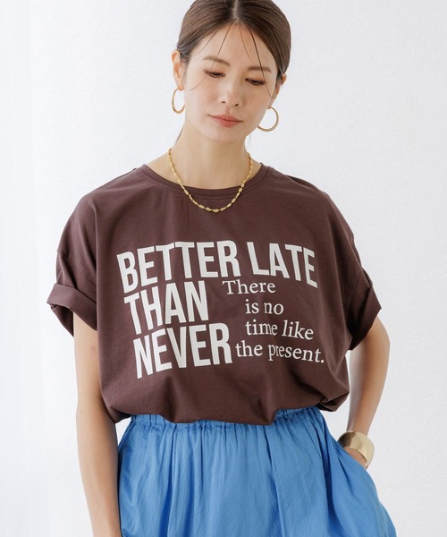 Elura（エルーラ）の「ロゴゆるＴシャツ / 579969（Tシャツ/カットソー・レディース・ダークブラウン/ホワイト/ブラック・FREE）」の4枚目の写真