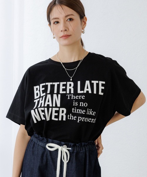 Elura（エルーラ）の「ロゴゆるＴシャツ / 579969（Tシャツ/カットソー・レディース・ダークブラウン/ホワイト/ブラック・FREE）」の20枚目の写真