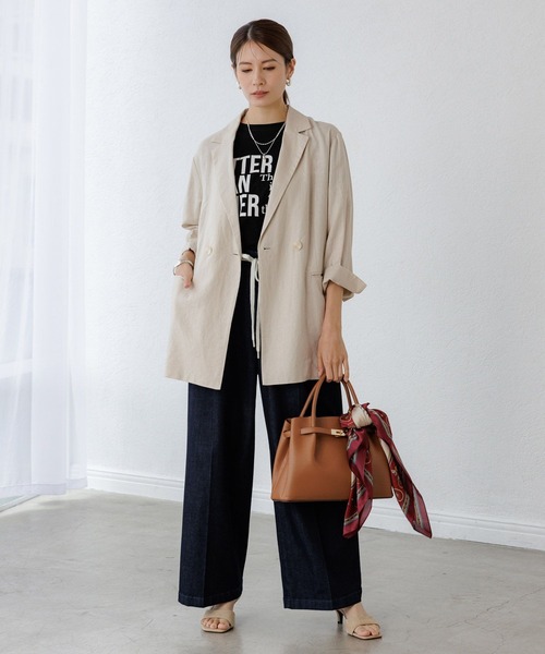 Elura（エルーラ）の「ロゴゆるＴシャツ / 579969（Tシャツ/カットソー・レディース・ダークブラウン/ホワイト/ブラック・FREE）」の12枚目の写真