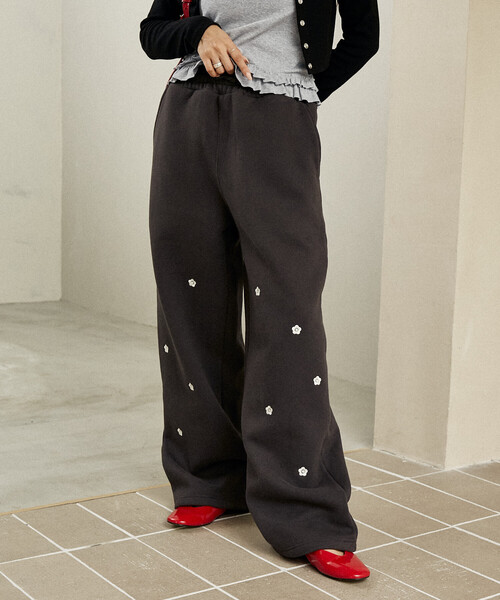 セール】MARY QUANT × PUBLUX/マリークワント フラワーモチーフ 刺繍