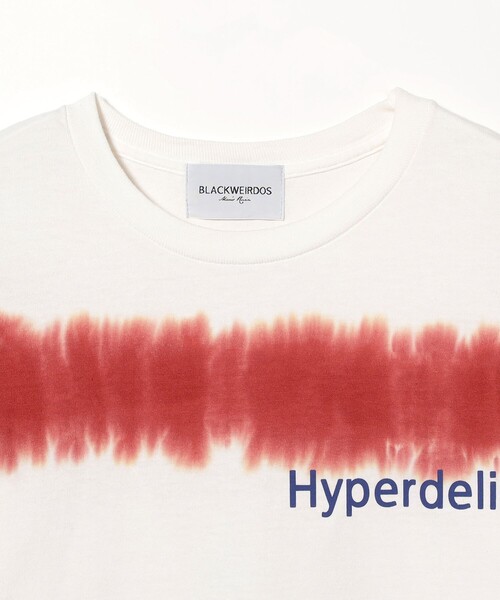 Black Weirdos(ブラックウィドウ)の「BLACK WEIRDOS / Tiedye Border LS Tee(Tシャツ/カットソー・メンズ・ホワイト・XL/L/M)」の3枚目の写真