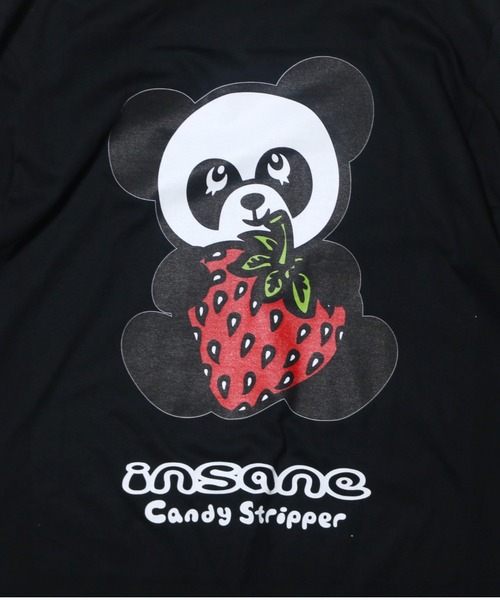 NATAL DESIGN(ネイタルデザイン)の「STRAWBERRY PEPE BIG TEE(Tシャツ/カットソー・メンズ・ブラック/ホワイト・FREE)」の3枚目の写真