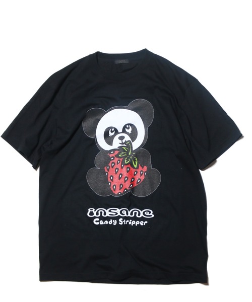 NATAL DESIGN(ネイタルデザイン)の「STRAWBERRY PEPE BIG TEE(Tシャツ/カットソー・メンズ・ブラック/ホワイト・FREE)」の5枚目の写真