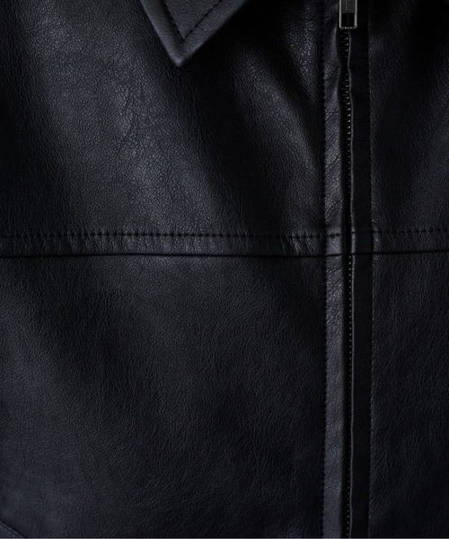 FREE'S MART(フリーズマート)の「◆合皮ジップアップブルゾン(ブルゾン・レディース・ベージュ系その他/ブラウン/ブラック/ブラウン系その他・SMALL/MEDIUM)」の13枚目の写真