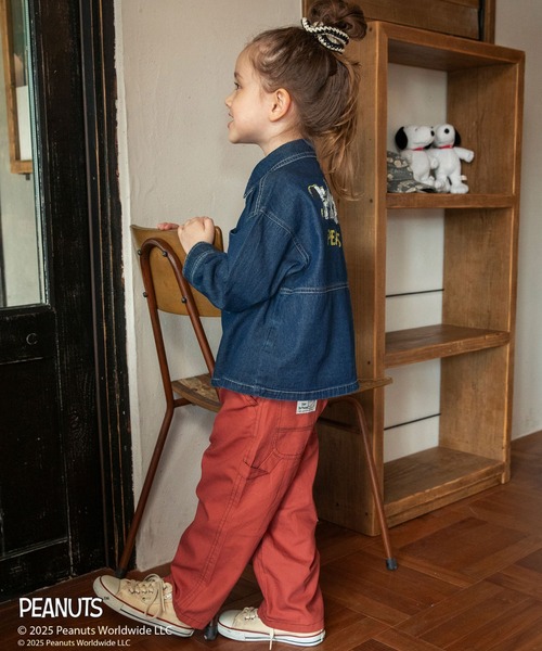 PEANUTS(ピーナッツ)の「【ピーナッツ75周年】×ブランシェス デニムシャツ(シャツ/ブラウス・キッズ・サックスブルー・110/100/120/130)」の9枚目の写真