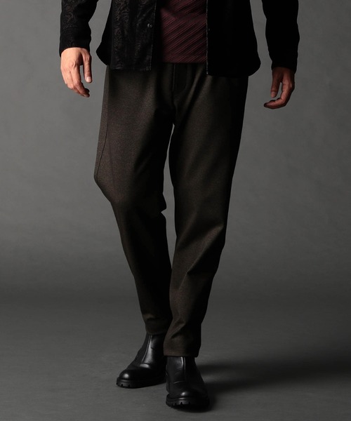 NICOLE CLUB FOR MEN（ニコルクラブフォーメン）の「レーヨン混ヘビーポンチ イージーパンツ（その他パンツ・メンズ・その他1/その他2/ブラック/ブラウン系/ネイビー系・SMALL/MEDIUM/LARGE/X-LARGE）」の3枚目の写真