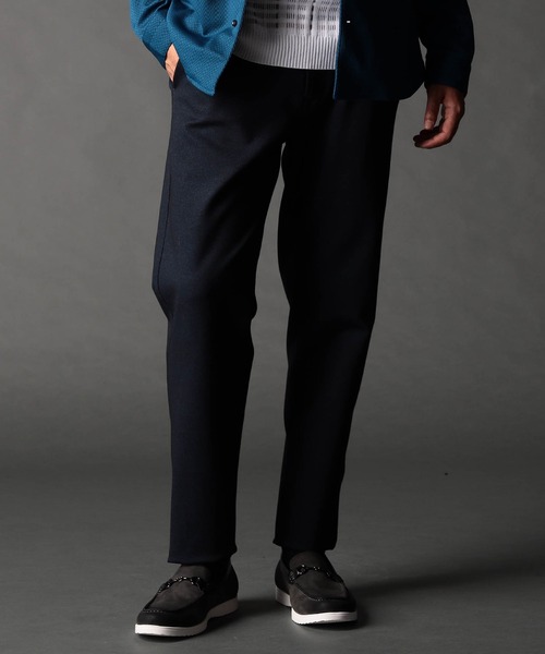 NICOLE CLUB FOR MEN（ニコルクラブフォーメン）の「レーヨン混ヘビーポンチ イージーパンツ（その他パンツ・メンズ・その他1/その他2/ブラック/ブラウン系/ネイビー系・SMALL/MEDIUM/LARGE/X-LARGE）」の4枚目の写真