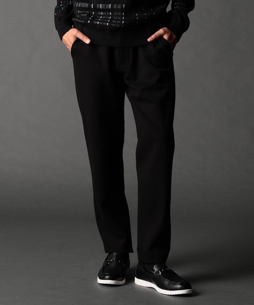 NICOLE CLUB FOR MEN（ニコルクラブフォーメン）の「レーヨン混ヘビーポンチ イージーパンツ（その他パンツ・メンズ・その他1/その他2/ブラック/ブラウン系/ネイビー系・SMALL/MEDIUM/LARGE/X-LARGE）」の2枚目の写真