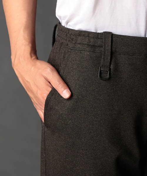 NICOLE CLUB FOR MEN（ニコルクラブフォーメン）の「レーヨン混ヘビーポンチ イージーパンツ（その他パンツ・メンズ・その他1/その他2/ブラック/ブラウン系/ネイビー系・SMALL/MEDIUM/LARGE/X-LARGE）」の13枚目の写真