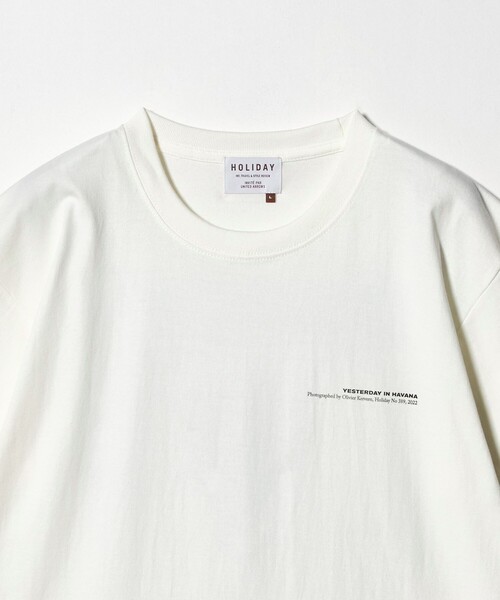 HOLIDAY BOILEAU（ホリディボワロ）の「【別注】＜HOLIDAY BOILEAU＞YESTERDAY Tシャツ（Tシャツ/カットソー・メンズ・ホワイト・M/XL/L）」の5枚目の写真