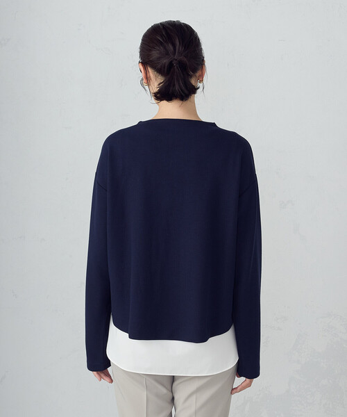 COMME CA ISM(コムサイズム)の「【セットアイテム】ボトルネックカットソー+タンクトップ(Tシャツ/カットソー・レディース・ネイビー/アイボリー/チャコール・MEDIUM/LARGE)」の18枚目の写真