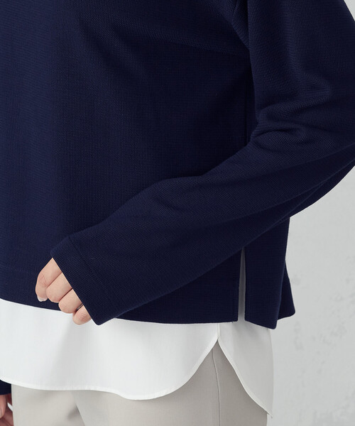 COMME CA ISM(コムサイズム)の「【セットアイテム】ボトルネックカットソー+タンクトップ(Tシャツ/カットソー・レディース・ネイビー/アイボリー/チャコール・MEDIUM/LARGE)」の20枚目の写真