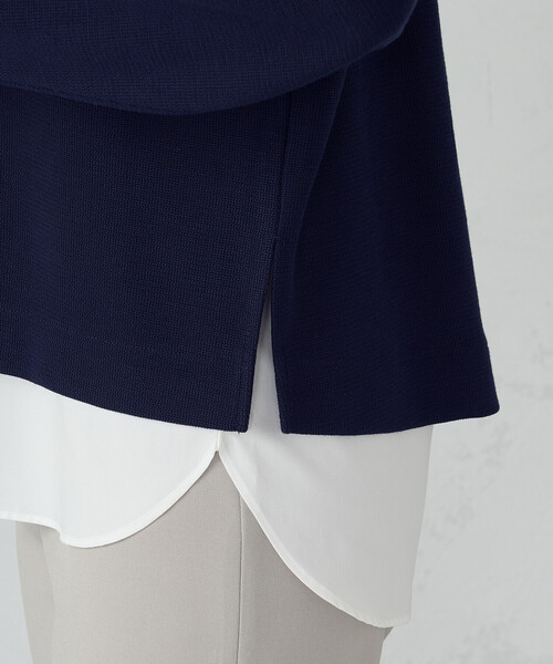 COMME CA ISM(コムサイズム)の「【セットアイテム】ボトルネックカットソー+タンクトップ(Tシャツ/カットソー・レディース・ネイビー/アイボリー/チャコール・MEDIUM/LARGE)」の21枚目の写真