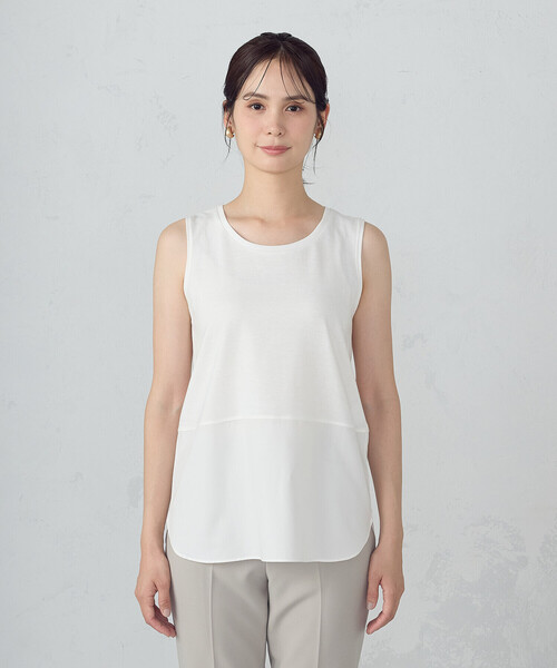 COMME CA ISM(コムサイズム)の「【セットアイテム】ボトルネックカットソー+タンクトップ(Tシャツ/カットソー・レディース・ネイビー/アイボリー/チャコール・MEDIUM/LARGE)」の22枚目の写真