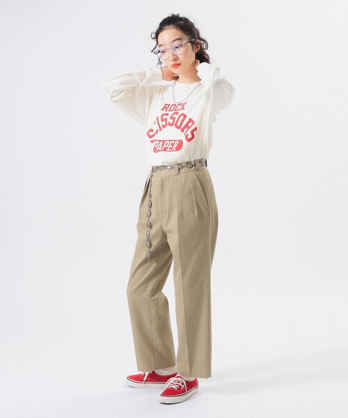 BEAMS BOY（ビームスボーイ）の「【1/15再値下げ】【別注】SCREEN STARS / プリント ロングスリーブ Tシャツ（Tシャツ/カットソー・レディース・ホワイト/ネイビー/グレー・ONE SIZE）」の14枚目の写真