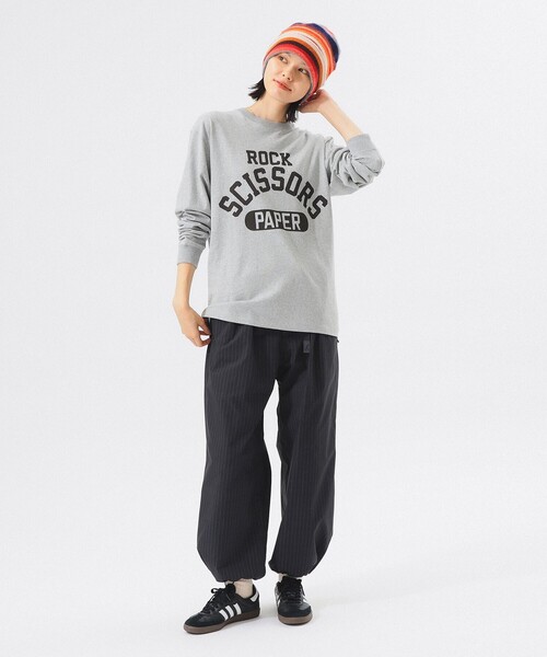 BEAMS BOY（ビームスボーイ）の「【1/15再値下げ】【別注】SCREEN STARS / プリント ロングスリーブ Tシャツ（Tシャツ/カットソー・レディース・ホワイト/ネイビー/グレー・ONE SIZE）」の12枚目の写真
