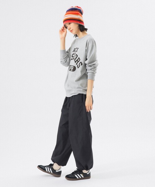 BEAMS BOY（ビームスボーイ）の「【1/15再値下げ】【別注】SCREEN STARS / プリント ロングスリーブ Tシャツ（Tシャツ/カットソー・レディース・ホワイト/ネイビー/グレー・ONE SIZE）」の11枚目の写真