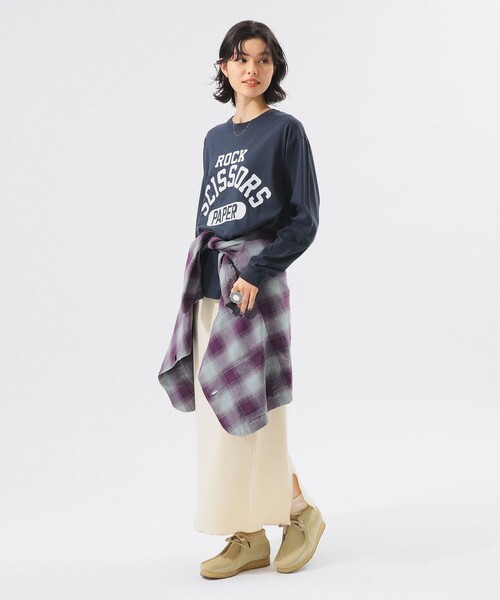 BEAMS BOY（ビームスボーイ）の「【1/15再値下げ】【別注】SCREEN STARS / プリント ロングスリーブ Tシャツ（Tシャツ/カットソー・レディース・ホワイト/ネイビー/グレー・ONE SIZE）」の20枚目の写真