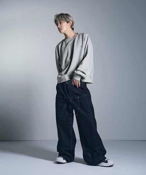 SAINT M×××××× reverse waveサンプリング スウェット エヴァンゲリオン