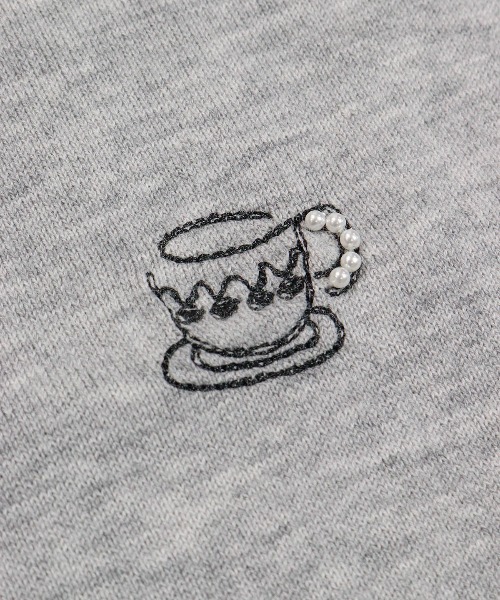 STUDIO PICONE(スタジオピッコーネ)の「ウール混モチーフ刺繍ニット(ニット/セーター・レディース・ブラック/パープル/ライトグレー・L/M)」の20枚目の写真