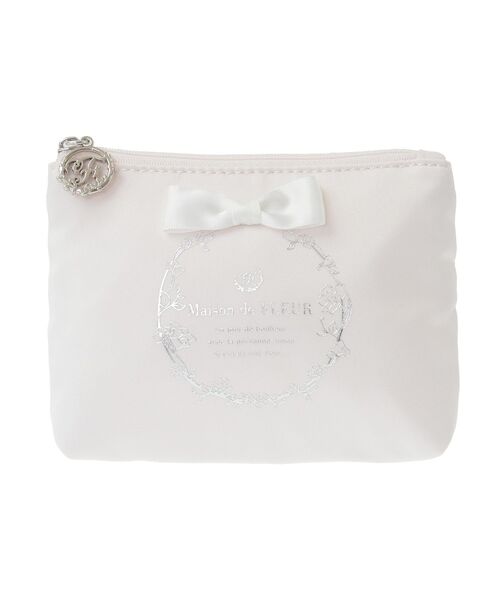 Maison de FLEUR(メゾンドフルール)の「サテンリボンティッシュケース(ポーチ・レディース・ライトブルー/ライトピンク/ブラック/ピンク・FREE)」の18枚目の写真