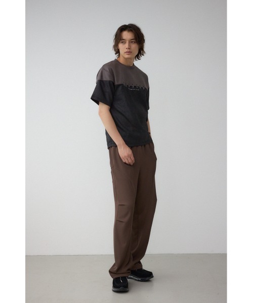 AZUL by moussy（アズールバイマウジー）の「フェイクスウェードパネル切替トップス（Tシャツ/カットソー・メンズ・ブラウン系その他/グレー系その他/ブルー系その他3・MEDIUM/LARGE）」の15枚目の写真