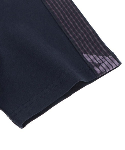 EMPORIO ARMANI(エンポリオアルマーニ)の「EMPORIO ARMANI TEXTURED LOGOBAND CREW NECK T-SHIRT 半袖Tシャツ EUサイズ 54007737(ルームウェア/パジャマ・メンズ・ネイビー/ホワイト/ブラック・L/M)」の5枚目の写真