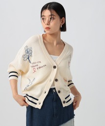 BAYFLOW | 落書きニットカーディガン(ニット/セーター)