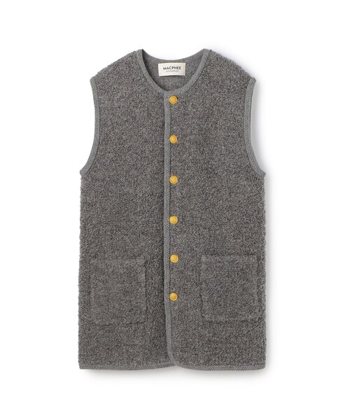 美品！2025AWアイテム！トゥモローランド マカフィー ムートン ロングジレ ムートン ロングジレ（ベスト）｜MACPHEE（マカフィー）のファッション