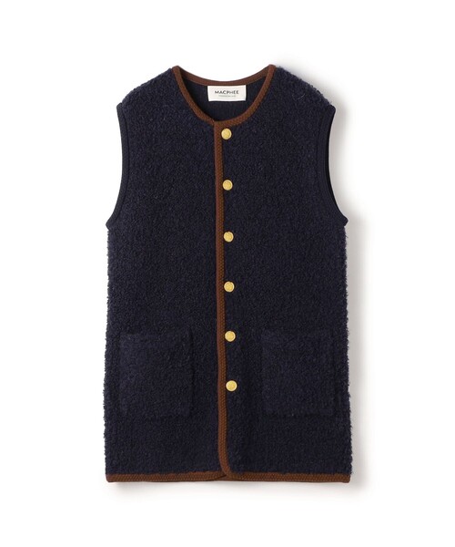 MACPHEE（マカフィー）の「ムートン ロングジレ（ベスト）」 - WEAR