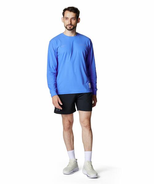 UNDER ARMOUR（アンダーアーマー）の「UAモチベート グラフィック ロングスリーブ Tシャツ（トレーニング/メンズ）（Tシャツ/カットソー・メンズ・ブルー系・L/2XL/S/XL/M）」の3枚目の写真