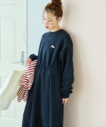 FREAK'S STORE(フリークスストア)の限定展開 KELTY × FREAK'S STORE/ケルティ 別注 裏起毛 ウエスト ドローコード ワンピース(ワンピース)