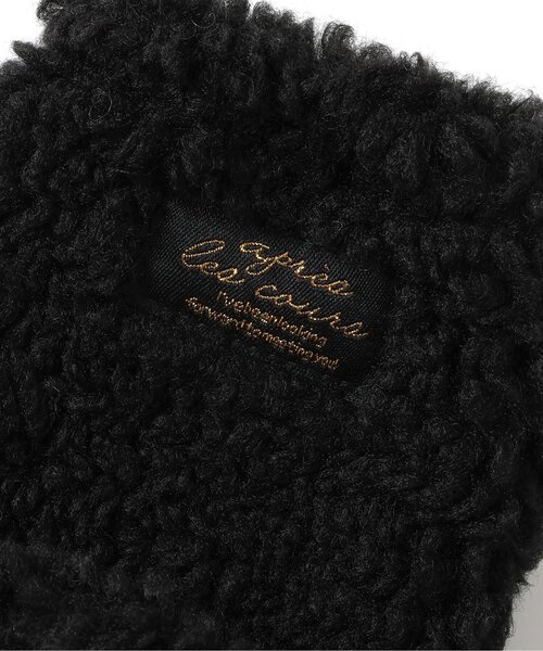 apres les cours（アプレレクール）の「ボアブーティ（ベビーシューズ/ベビーソックス・キッズ・アイボリー/ブラック・12）」の13枚目の写真