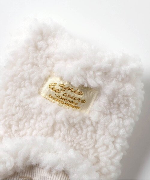 apres les cours（アプレレクール）の「ボアブーティ（ベビーシューズ/ベビーソックス・キッズ・アイボリー/ブラック・12）」の16枚目の写真