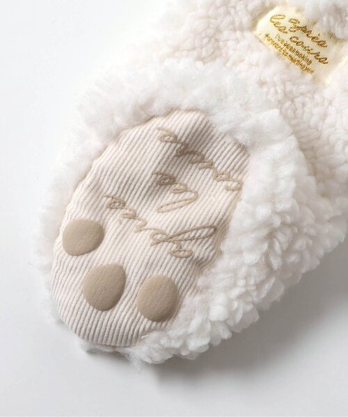 apres les cours（アプレレクール）の「ボアブーティ（ベビーシューズ/ベビーソックス・キッズ・アイボリー/ブラック・12）」の19枚目の写真