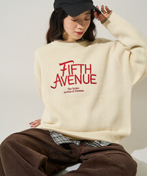 配色ロゴ刺繍ニット 限定展開