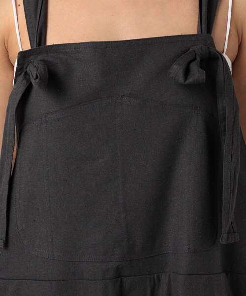 BASERANGE(ベースレンジ)の「BASE RANGE GREN OVERALLS(サロペット/オーバーオール・レディース・チャコールグレー・S)」の9枚目の写真