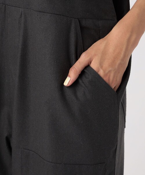 BASERANGE(ベースレンジ)の「BASE RANGE GREN OVERALLS(サロペット/オーバーオール・レディース・チャコールグレー・S)」の10枚目の写真