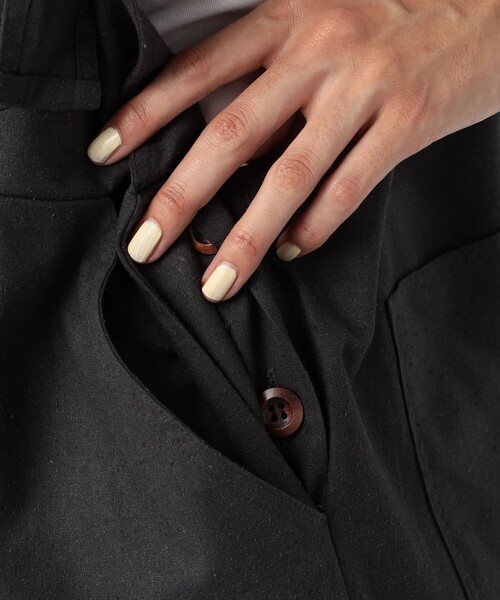 BASERANGE(ベースレンジ)の「BASE RANGE GREN OVERALLS(サロペット/オーバーオール・レディース・チャコールグレー・S)」の11枚目の写真