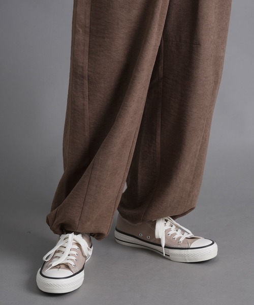laurea(ラウレア)の「ピーチワッシャーベイカーバレルレッグパンツ(カーゴパンツ・レディース・ダークグレー/ベージュ/ブラウン/ブラック・M)」の9枚目の写真